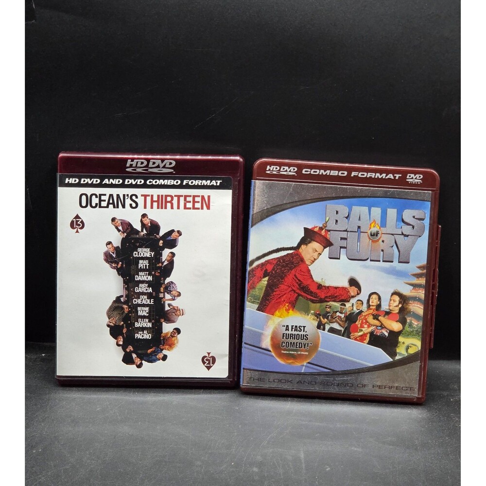 HD DVD Movie Lot Ocean's Thirteen and Balls of Fury Combo Format